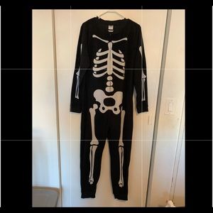 Women’s Skeleton Zip-Up Onesie